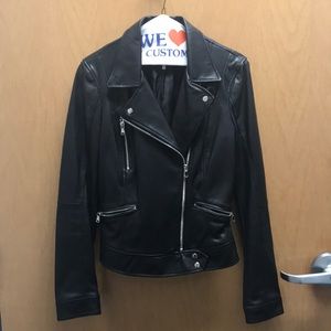 Zara faux leather jacket